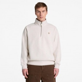 Поларена блуза Timberland Mens Exeter River Embroidered Logo Cotton 1/4-Zip Fleece Top - Oatmeal поларена,блуза,мъжки,горнища,с,качулка,мъжки,ежедневни,облекла,timberland,men,s,exeter,river,embroidered,logo,cotton,1,4,zip,fleece,top,oatmeal