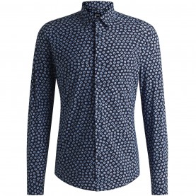 облекла,на,разпродажба,мъжки,ризи,boss,men's,p,roan,kent,c1,233,patterned,long,sleeve,shirt,dark,blue,404