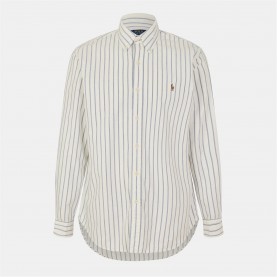 мъжки,ризи,polo,ralph,lauren,multi,coloured,striped,poplin,shirt,white,blue