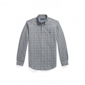 риза,с,дълъг,ръкав,облекла,на,разпродажба,мъжки,ризи,polo,ralph,lauren,men's,brushoxf,long,sleeve,patterned,shirt,grey,heather