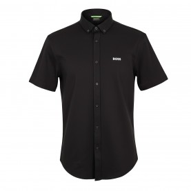 облекла,на,разпродажба,мъжки,ризи,boss,men's,hbg,motion,s,plain,short,sleeve,shirt,black