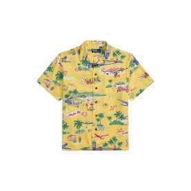 облекла,на,разпродажба,мъжки,ризи,polo,ralph,lauren,men's,rayon,bear,short,sleeve,patterned,shirt,holiday,bear