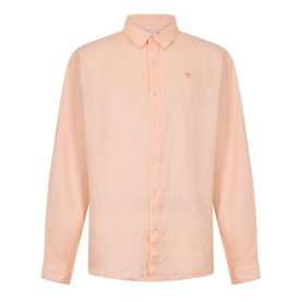риза,облекла,на,разпродажба,мъжки,ризи,timberland,men's,mill,brook,linen,leaf,green,long,sleeve,plain,shirt,tropical,peach
