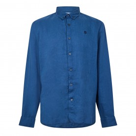 риза,облекла,на,разпродажба,мъжки,ризи,timberland,men's,mill,brook,linen,leaf,green,long,sleeve,plain,shirt,dark,denim