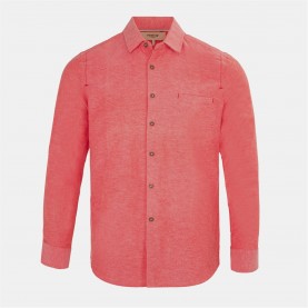 Риза Firetrap Plain Shirt - Red риза,firetrap,plain,shirt,red