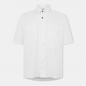 Риза с къс ръкав CP COMPANY Short Sleeve Ripstop Shirt - Gauze White 103 риза,с,къс,ръкав,облекла,на,разпродажба,мъжки,ризи,cp,company,short,sleeve,ripstop,shirt,gauze,white,103