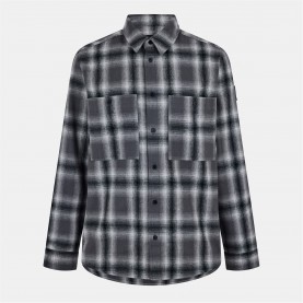 BELSTAFF Men's Outpost Long-Sleeve Patterned Shirt - Black облекла,на,разпродажба,мъжки,ризи,belstaff,men's,outpost,long,sleeve,patterned,shirt,black
