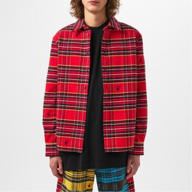 облекла,на,разпродажба,мъжки,ризи,off,white,flannel,skate,shirt,red,black