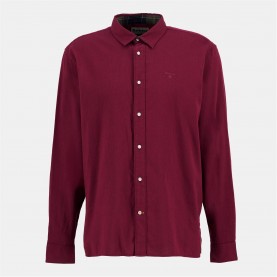 облекла,на,разпродажба,мъжки,ризи,barbour,sealane,relaxed,long,sleeved,shirt,biking,red,re32