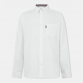риза,облекла,на,разпродажба,мъжки,ризи,aquascutum,men's,long,sleeve,plain,shirt,white