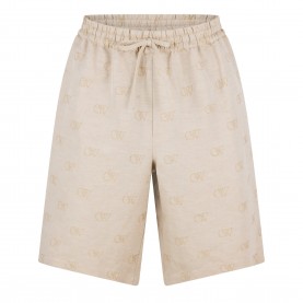 Къси панталони Off White Mens Linen Tailored Shorts - Cream къси,панталони,мъжки,къси,панталони,off,white,men,s,linen,tailored,shorts,cream