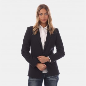 HUGO Women's Atana Single Button Suit Jacket - Dark Blue hugo,women's,atana,single,button,suit,jacket,dark,blue