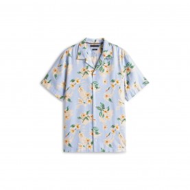 мъжки,ризи,tommy,hilfiger,men's,floral,short,sleeve,patterned,shirt,sweet,blue,0gy