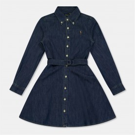 риза,с,дълъг,ръкав,детски,3/4,панталони,polo,ralph,lauren,kids',long,sleeve,denim,shirt,denim