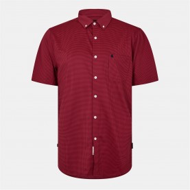 рокля,облекла,на,разпродажба,musto,effortless,short,sleeve,dress,shirt,red