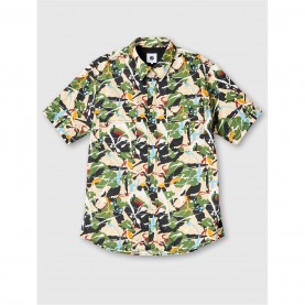 риза,pretty,green,men's,short,sleeve,plain,shirt,multi