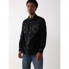 облекла,на,разпродажба,мъжки,ризи,true,religion,big,t,west,shrt,sn99,jet,black