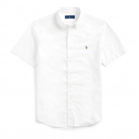 Polo Ralph Lauren Custom Fit Oxford Shirt - White мъжки,ризи,polo,ralph,lauren,custom,fit,oxford,shirt,white