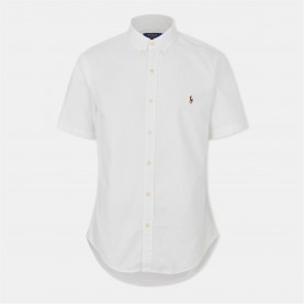 Polo Ralph Lauren Custom Fit Oxford Shirt - White облекла,на,разпродажба,мъжки,ризи,polo,ralph,lauren,custom,fit,oxford,shirt,white