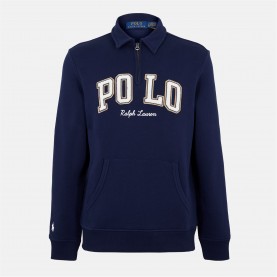 облекла,на,разпродажба,мъжки,ежедневни,облекла,мъжки,горнища,с,качулка,polo,ralph,lauren,men's,1,4,zip,fleece,cruise,navy