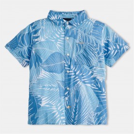 Barbour Boys' Cornwall Shirt - Blue BL33 детски,3/4,панталони,barbour,boys',cornwall,shirt,blue,bl33