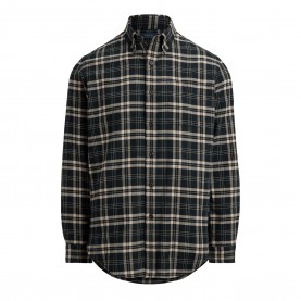 Риза с дълъг ръкав Polo Ralph Lauren Mens Brushed Check Flannel Long Sleeve Shirt - Polo Black риза,с,дълъг,ръкав,мъжки,ризи,polo,ralph,lauren,men,s,brushed,check,flannel,long,sleeve,shirt,polo,black