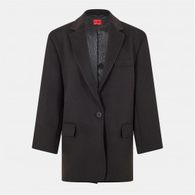 HUGO Women's Azulla Suit Jacket - Black hugo,women's,azulla,suit,jacket,black
