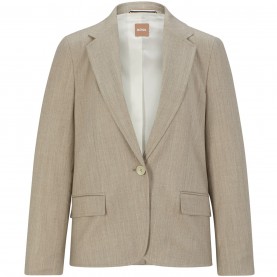 BOSS Women's Jocalua15 Suit Jacket - Open White boss,women's,jocalua15,suit,jacket,open,white