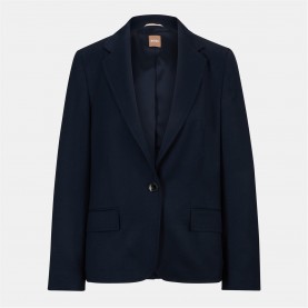 BOSS Women's Jocalua Suit Jacket - Dark Blue boss,women's,jocalua,suit,jacket,dark,blue