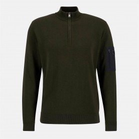 пуловер,облекла,на,разпродажба,мъжки,ежедневни,облекла,мъжки,горнища,с,качулка,barbour,international,blades,half,zip,jumper,sage