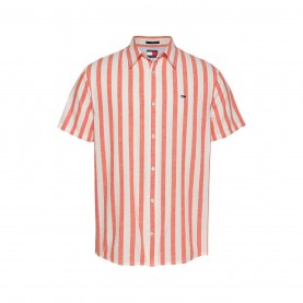 мъжки,ризи,tommy,jeans,tj,linen,strp,shirt,sn54,ecru,vermillion