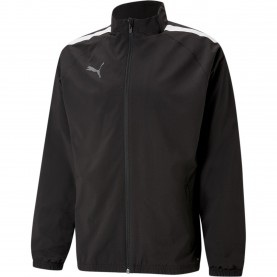 Мъжко яке Puma Teamliga Sideline Jacket Tracksuit Top Mens - Black/White мъжко,яке,футбол,футболни,анцузи,puma,teamliga,sideline,jacket,tracksuit,top,mens,black,white