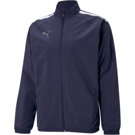 мъжко,яке,футболни,анцузи,puma,teamliga,sideline,jacket,tracksuit,top,mens,peacoat,white