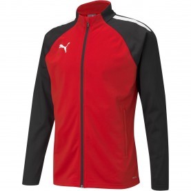 Мъжко яке Puma Teamliga Training Jacket Tracksuit Top Mens - Red/Black мъжко,яке,футбол,футболни,анцузи,puma,teamliga,training,jacket,tracksuit,top,mens,red,black