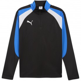 Горнище с цип Puma Mens Individualliga Quarter Zip Drill Top - Black/Wh горнище,с,цип,футбол,футболни,горнища,puma,men,s,individualliga,quarter,zip,drill,top,black,wh