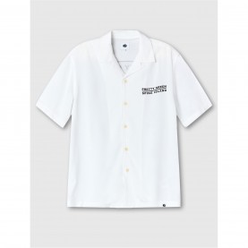 Риза Pretty Green Men's Spike Island Short-Sleeve Plain Shirt - White риза,pretty,green,men's,spike,island,short,sleeve,plain,shirt,white