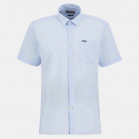 риза,с,къс,ръкав,облекла,на,разпродажба,мъжки,ризи,barbour,men's,pigment,short,sleeve,shirt,bleached,blue