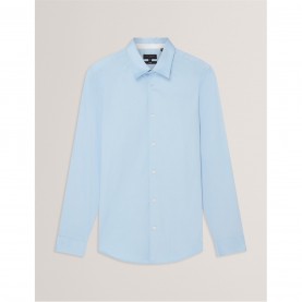 Ted Baker Ted LS Cotton Shirt Sn00 - Pl Blue облекла,на,разпродажба,мъжки,ризи,ted,baker,ted,ls,cotton,shirt,sn00,pl,blue