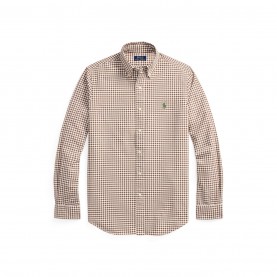 риза,с,дълъг,ръкав,облекла,на,разпродажба,мъжки,ризи,polo,ralph,lauren,men's,oxford,patterned,long,sleeve,shirt,fall,brown