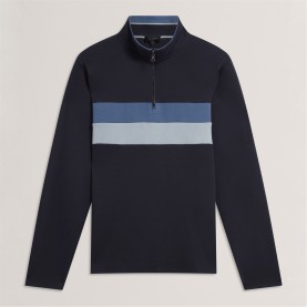 фланелка,промоция,на,зимни,облекла,облекла,на,разпродажба,мъжки,ежедневни,облекла,мъжки,горнища,с,качулка,ted,baker,ted,jersey,half,zip,sn00,navy