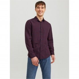 облекла,на,разпродажба,jack,and,jones,gingham,shirt,mens,navy,blazer
