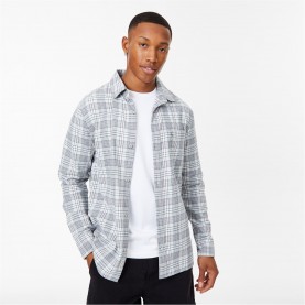 мъжки,ризи,jack,wills,check,flannel,shirt,grey