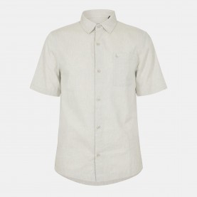 Риза с къс ръкав Jack Wills Short Sleeve Linen Shirt - Chalk риза,с,къс,ръкав,jack,wills,short,sleeve,linen,shirt,chalk