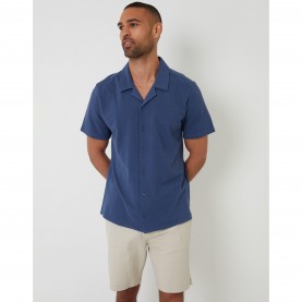 Риза Threadbare Mens Kaylian Short-Sleeve Plain Shirt - Denim риза,threadbare,men,s,kaylian,short,sleeve,plain,shirt,denim