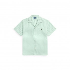 облекла,на,разпродажба,мъжки,ризи,polo,ralph,lauren,men's,gingham,short,sleeve,patterned,shirt,lovat,nevis