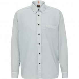 Риза Boss Men's Lambini Long Sleeve Plain Shirt - Pastel Grey риза,мъжки,ризи,boss,men's,lambini,long,sleeve,plain,shirt,pastel,grey