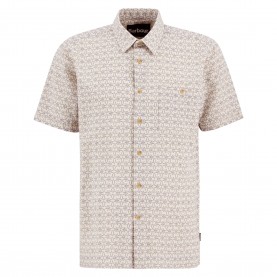 Риза с къс ръкав Barbour Mens Patterned Short Sleeve Shirt - Neutral BE13 риза,с,къс,ръкав,barbour,men,s,patterned,short,sleeve,shirt,neutral,be13