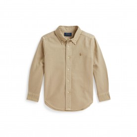 Риза Polo Ralph Lauren Kids Long Sleeve Plain Shirt - Tallow Cream риза,polo,ralph,lauren,kids,long,sleeve,plain,shirt,tallow,cream