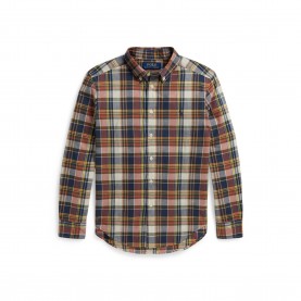 Риза с дълъг ръкав Polo Ralph Lauren Kids Check Long Sleeve Patterned Shirt - Navy/Multi риза,с,дълъг,ръкав,polo,ralph,lauren,kids,check,long,sleeve,patterned,shirt,navy,multi