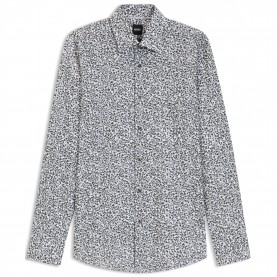 Риза с дълъг ръкав Boss Mens Floral Print Stretch Cotton Long Sleeve Slim Fit Shirt - Med Green 314 риза,с,дълъг,ръкав,мъжки,ризи,boss,men,s,floral,print,stretch,cotton,long,sleeve,slim,fit,shirt,med,green,314